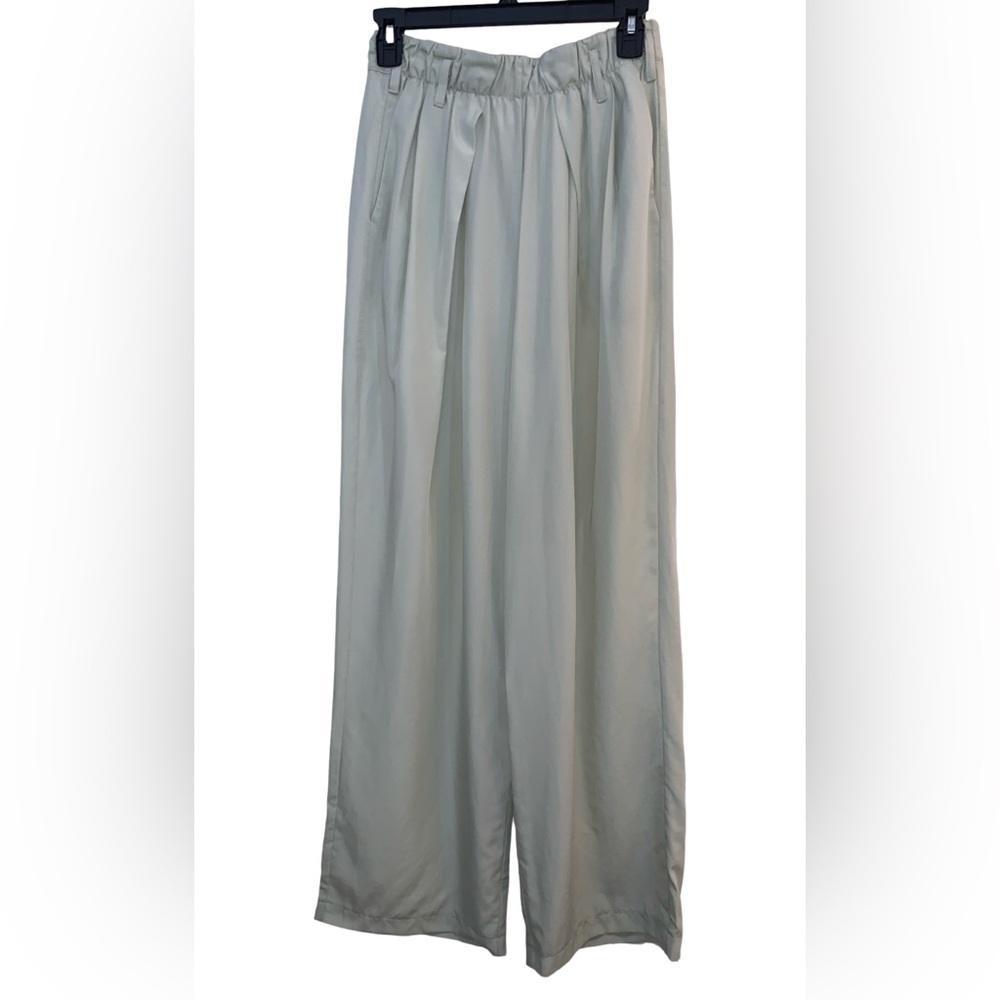 Allie Rose Sorbet Mint Linen Blend Pants Size Small
